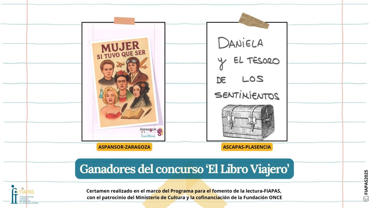 Portadas de las obras ganadoras del concurso 'El Libro Viajero'