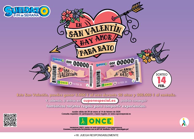 Cartelería de San Valentín en el punto de venta