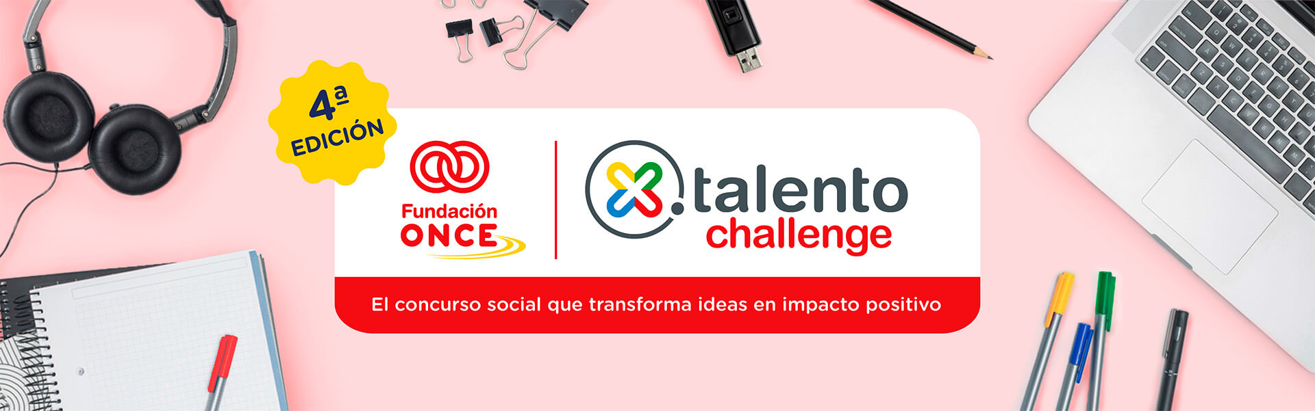 Diapositiva con el logo del concurso X Talento Challenge