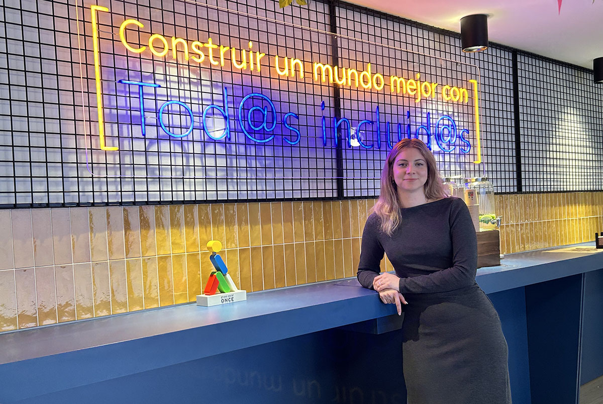 Graciela Ranz posando en Torre Ilunion