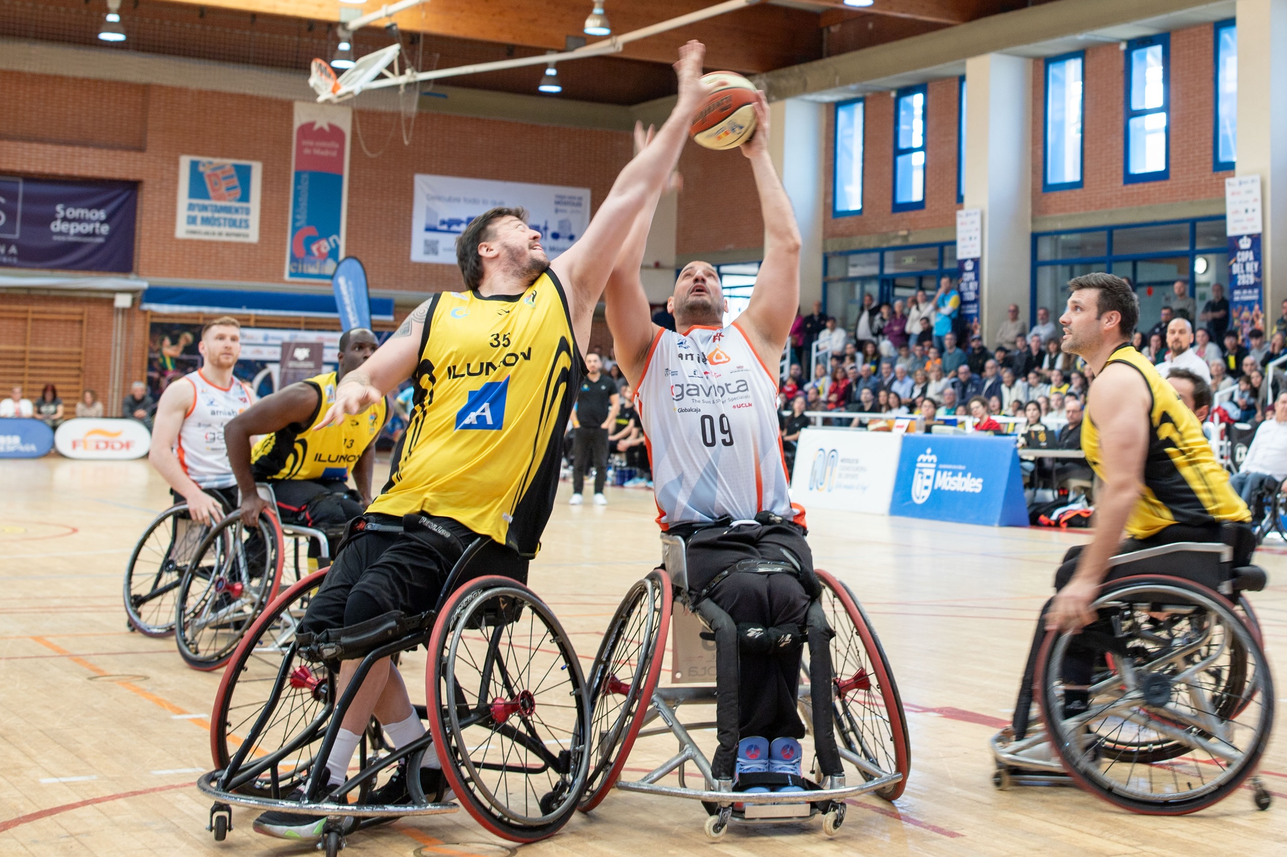 Un momento del partido