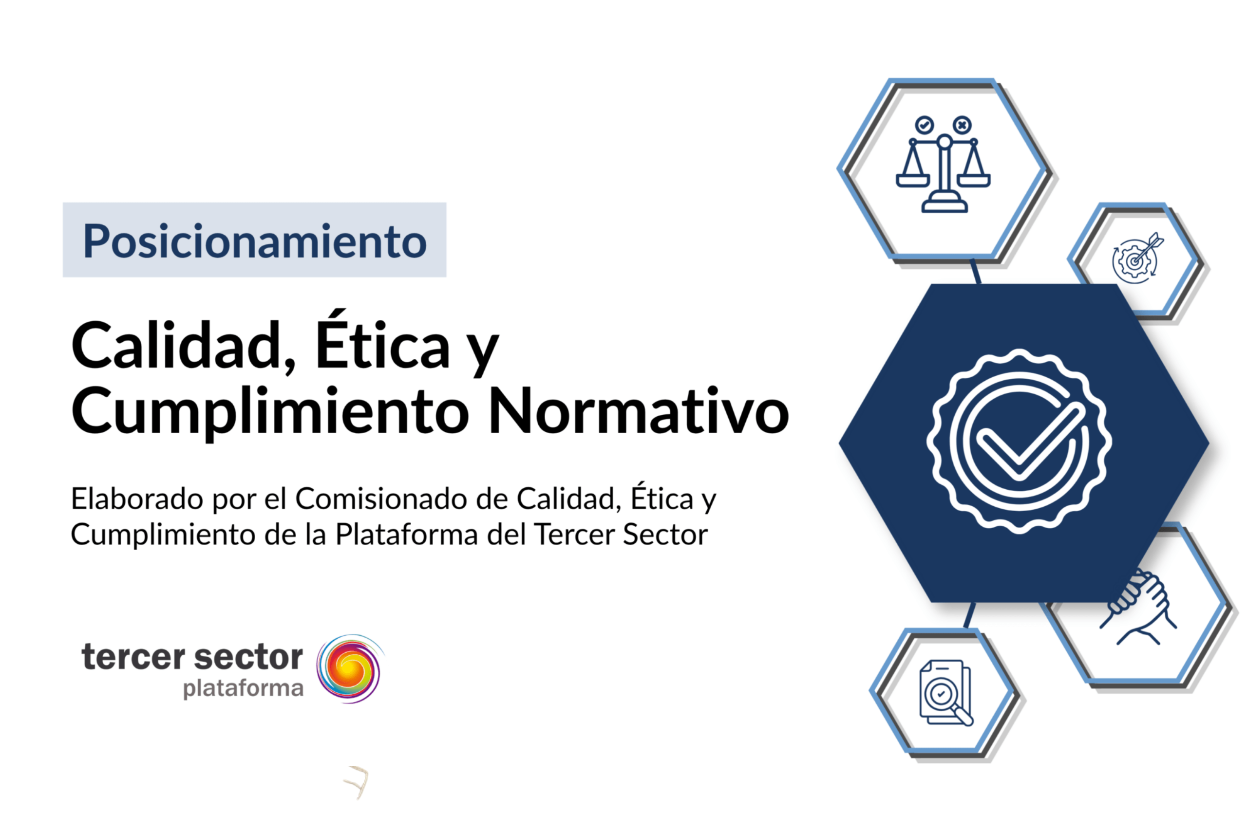 Portada del documento de posicionamiento Calidad, Ética y Cumplimiento Normativo de la PTS