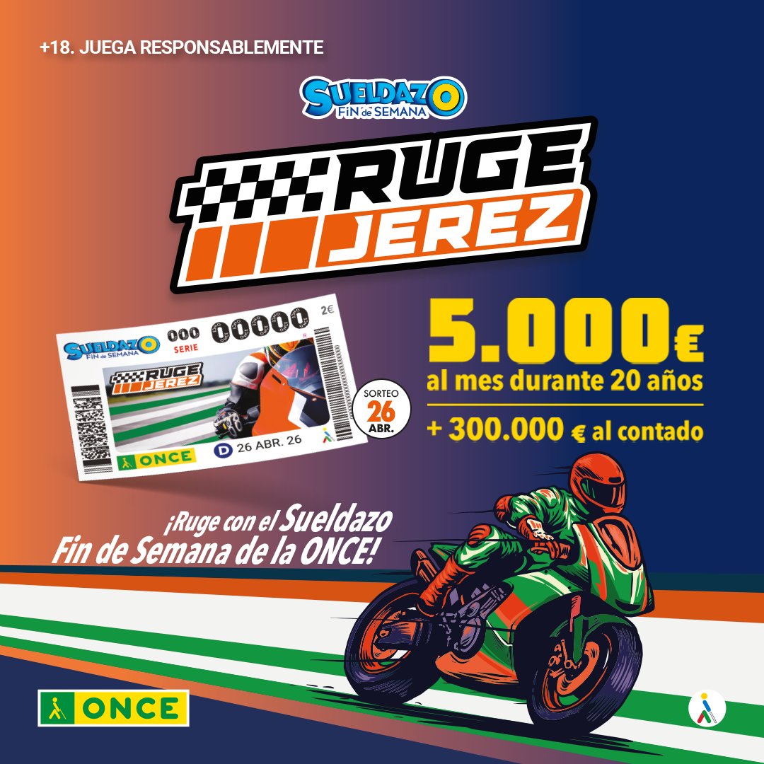 Cartelería “Ruge” del Gran Premio de motociclismo de Jerez de la Frontera