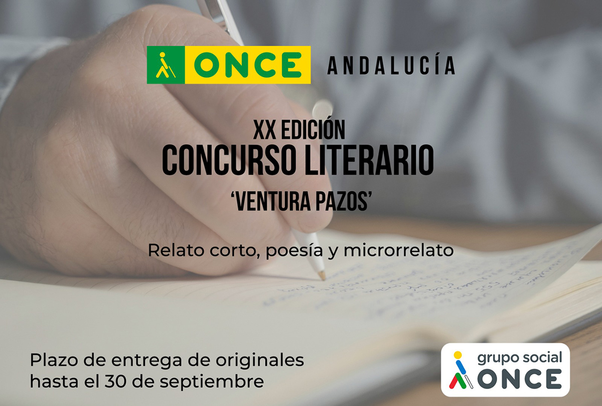 Cartel del XX Concurso Literario 'Ventura Pazos'