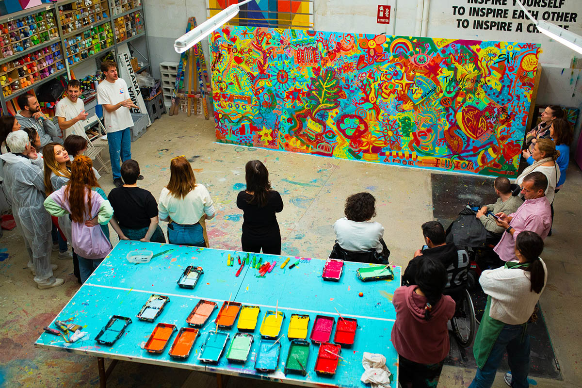 Creación de la obra Ilusión