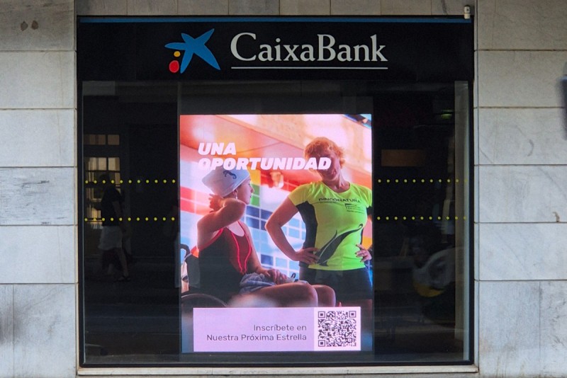 La campaña Nuestra Próxima Estrella en las pantallas de CaixaBank