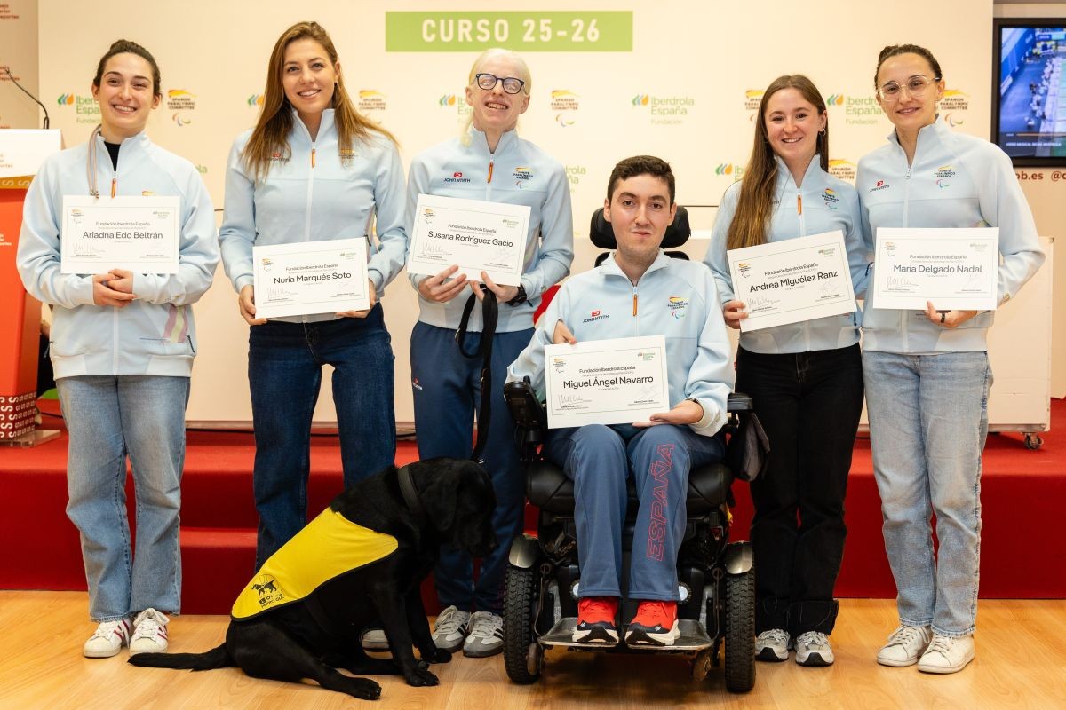 Deportistas becados por la Fundación Iberdrola