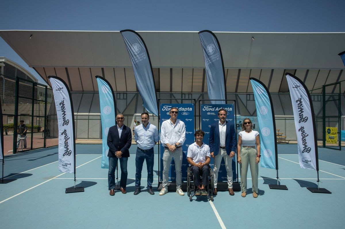 Presentación en el Torneo de tenis en silla de Valencia