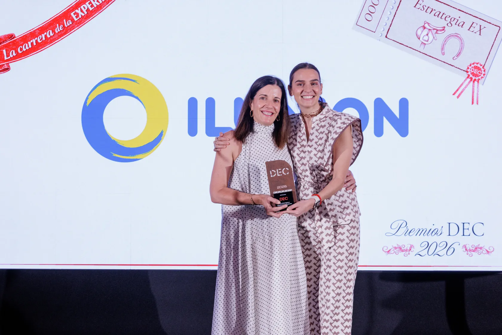 La directora de personas y la jefa de Experiencia de Empleado de ILUNION, Esther Díaz y Andrea Durán