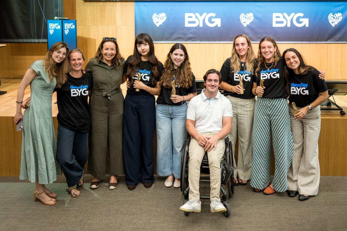 Participantes en el proyecto ganador | Foto de Fundación ONCE