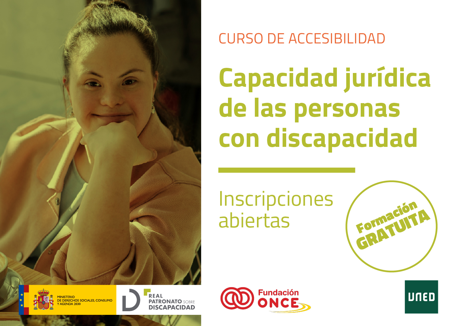 Cartel del curso de la UNED