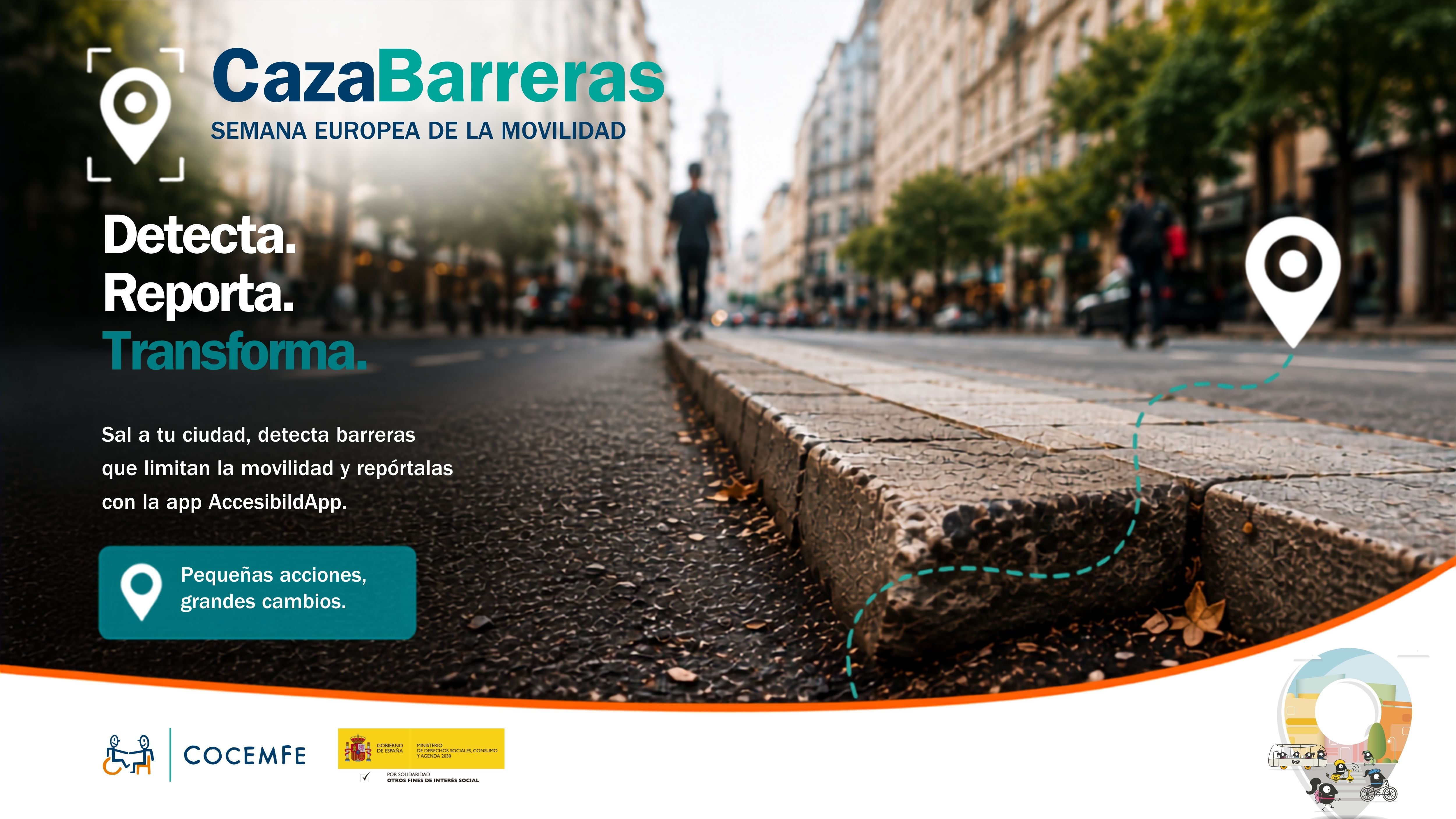 Cartel de la campaña de COCEMFE 