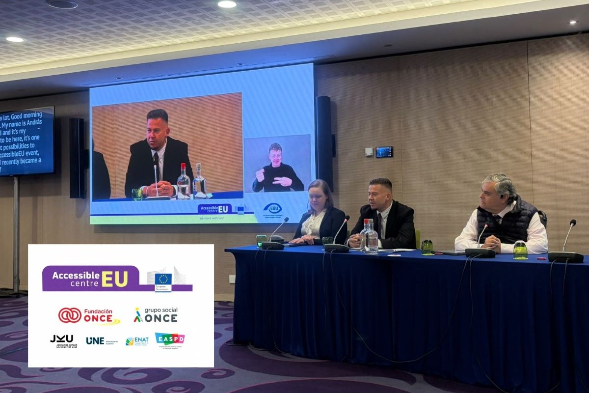 Mesa Inaugural del evento. De izda a dcha, la presidenta de la EBU Titty Matsinen, András Zsigmond y Jesús Hernández