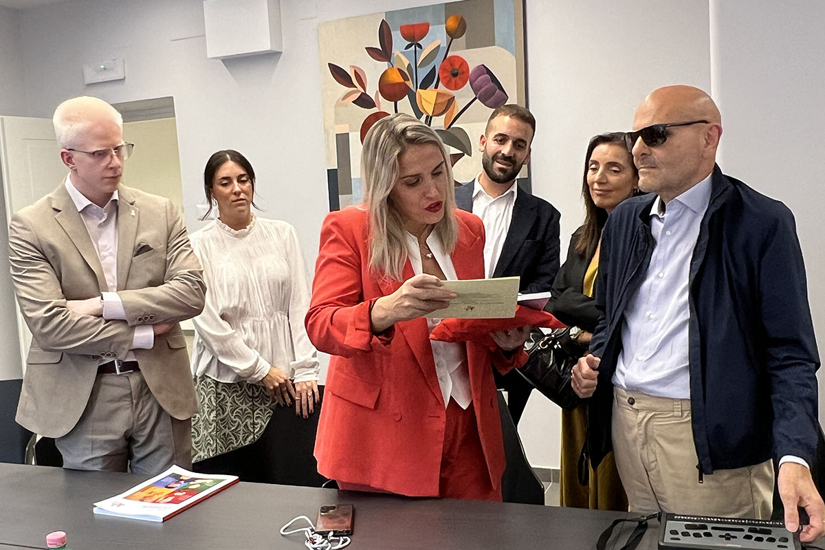 Encuentro de los directivos de ONCE con el presidente de UICI
