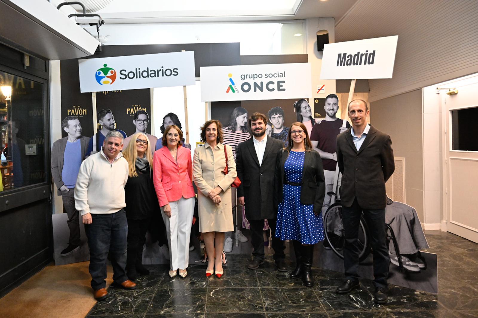 Galardonados con los Premios Solidarios Grupo Social ONCE Comunidad de Madrid 2025