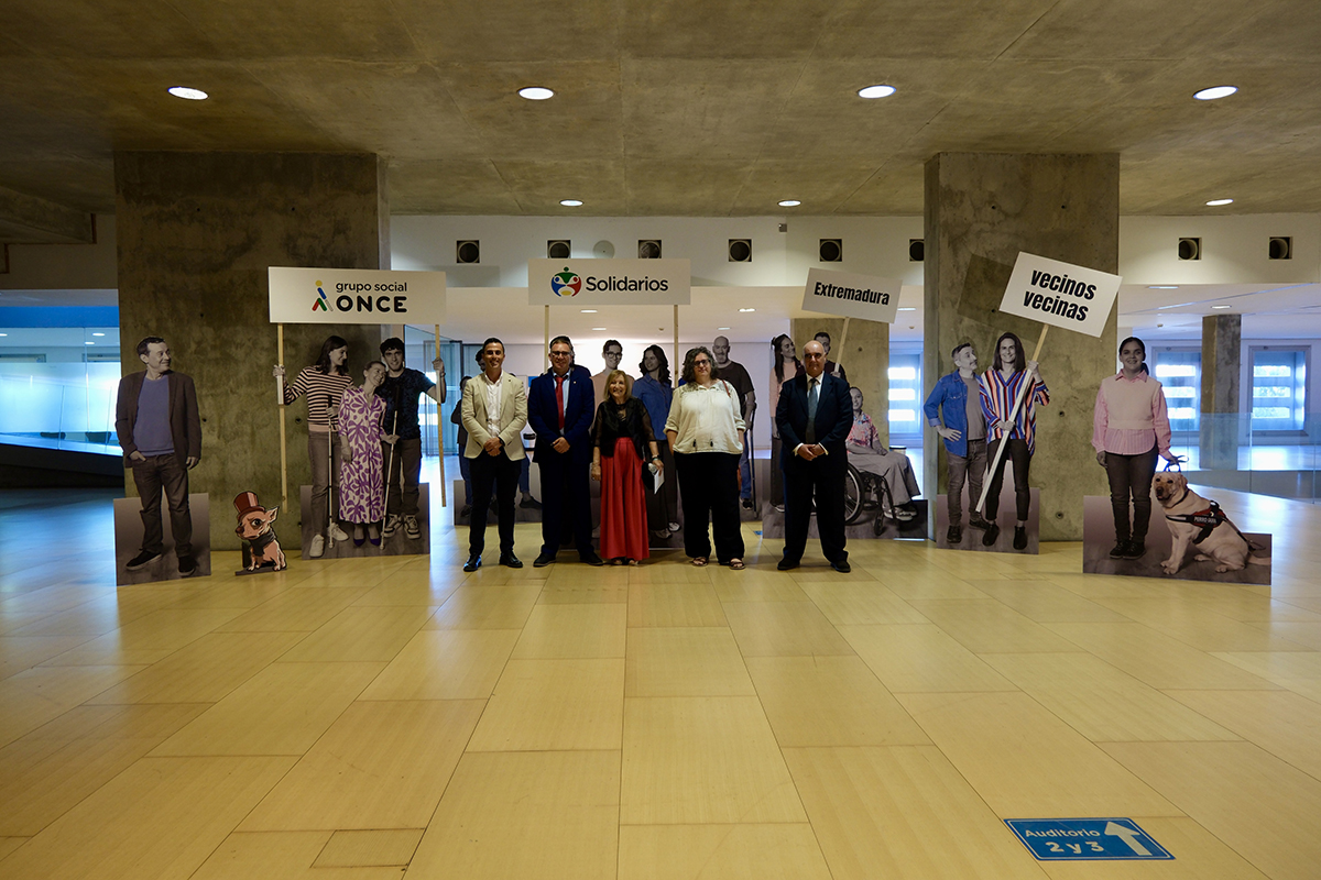 Galardonados con los Premios Solidarios Grupo Social ONCE Extremadura 2025