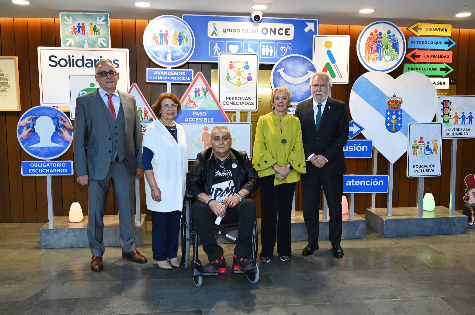 Galardonados con los Premios Solidarios Grupo Social ONCE Galicia 2026