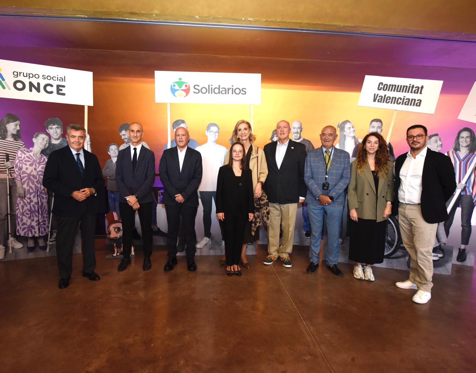 Premiados de los Premios Solidarios Grupo Social ONCE Comunidad Valenciana 2025