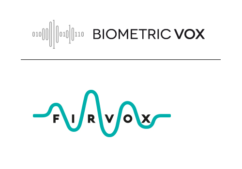 Logo de Biometric Vox y de su plataforma de firma electrónica avanzada mediante la voz Firvox,.