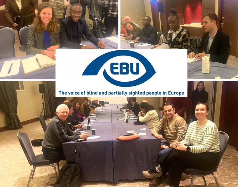 Collage de imágenes de la reunión de la Junta Directiva de la EBU en París y los profesionales de la oficina de París
