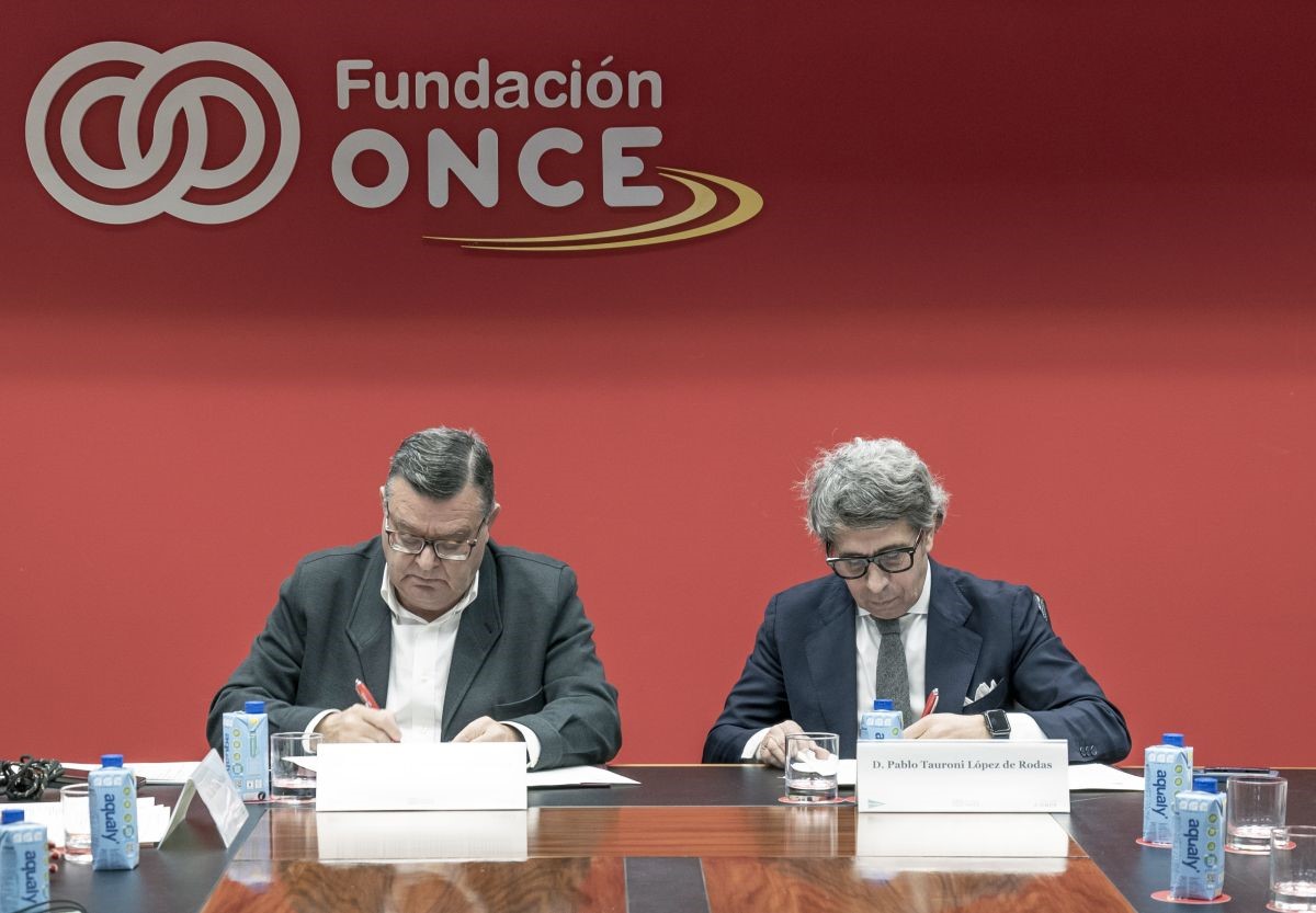 De izquierda a derecha, José Luis Martínez Donoso y Pablo Tauroni López de Rodas, | Foto de Inserta Empleo
