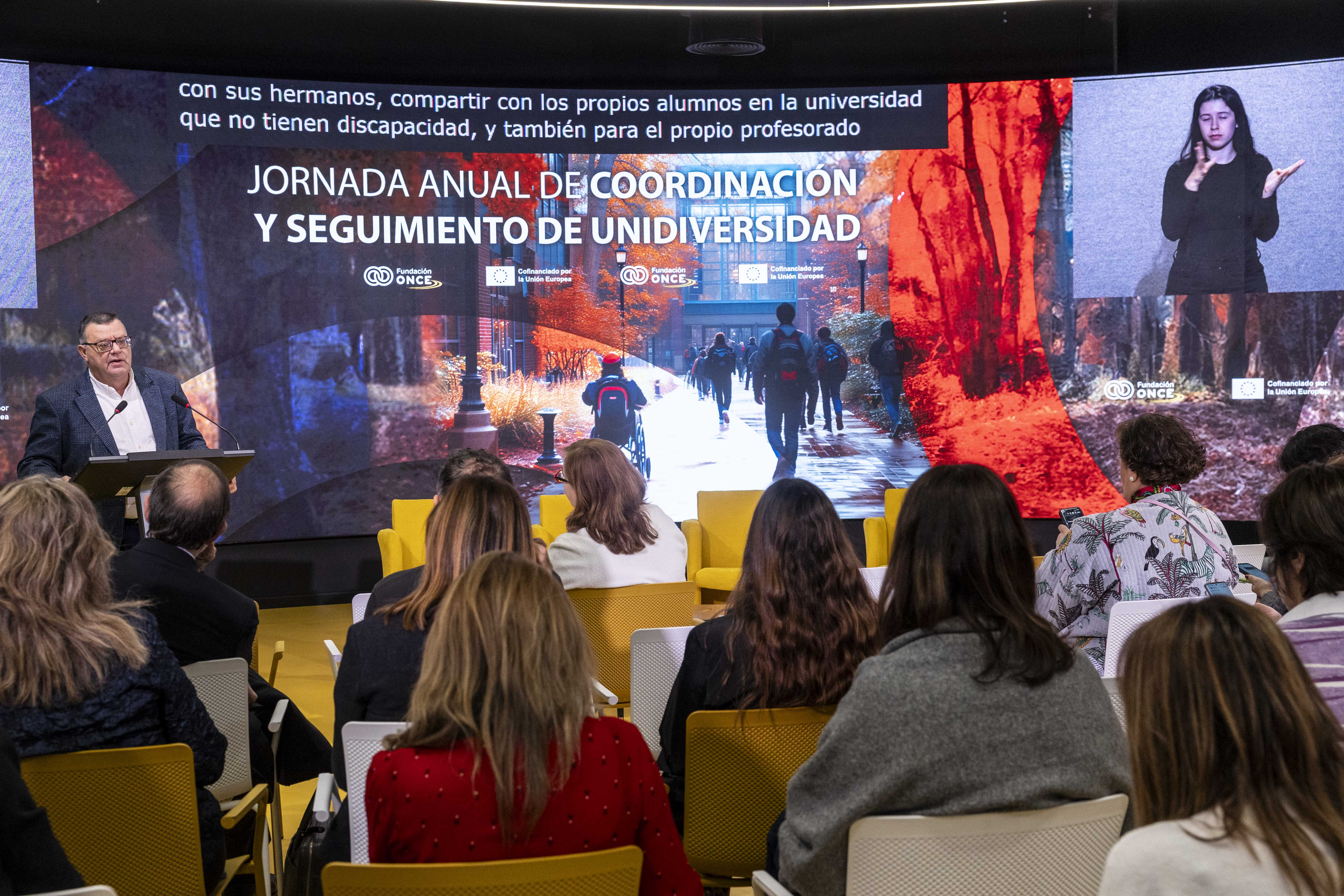 Martínez Donoso durante su intervención en la jornada sobre Unidiversidad