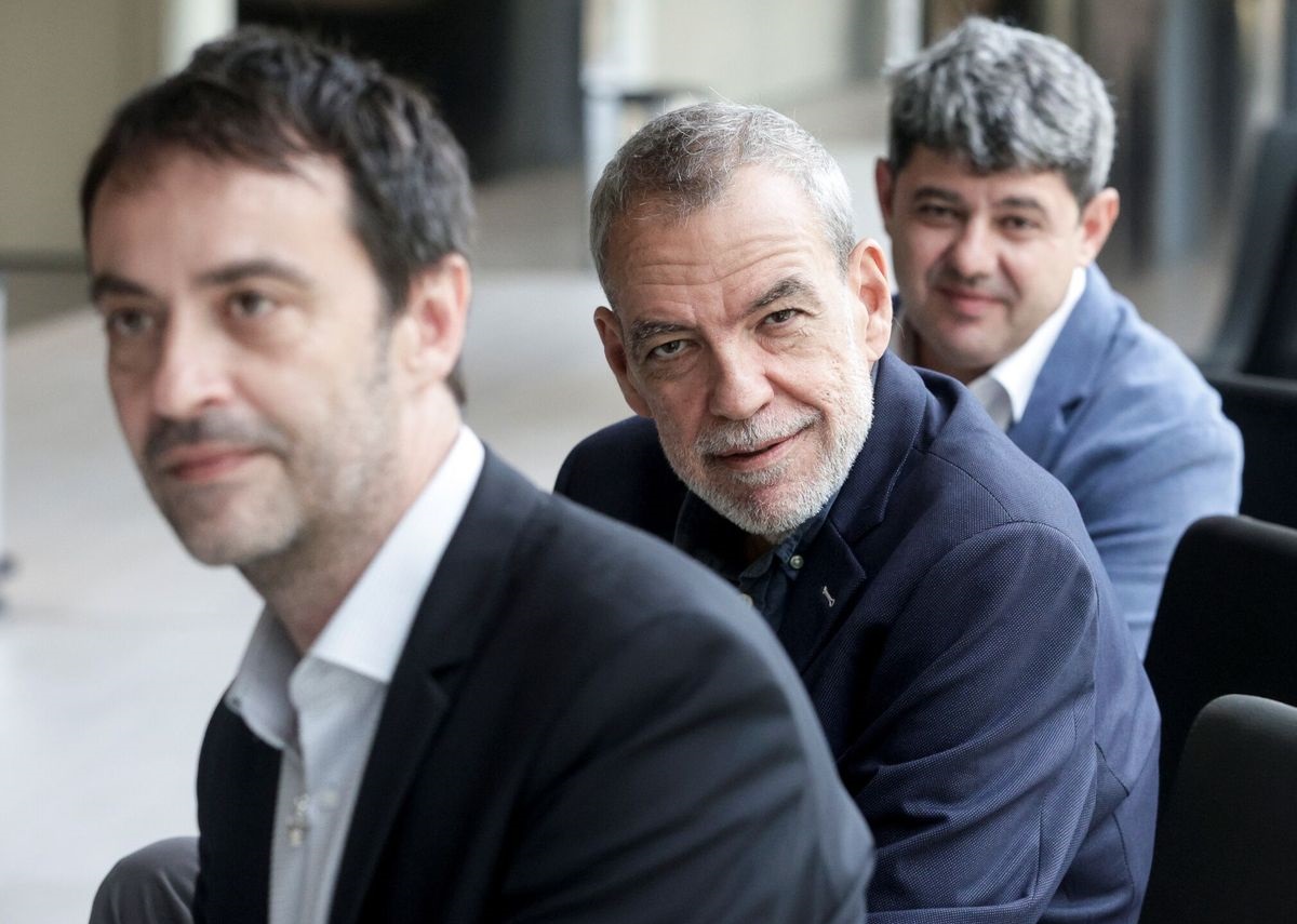 Jorge Díaz, Agustín Martínez y Antonio Mercero (Foto: EFE)