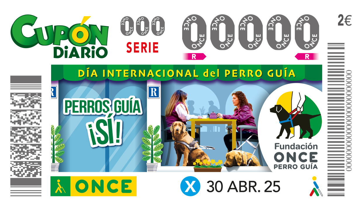 Cupón dedicado al Día Internacional del Perro Guía
