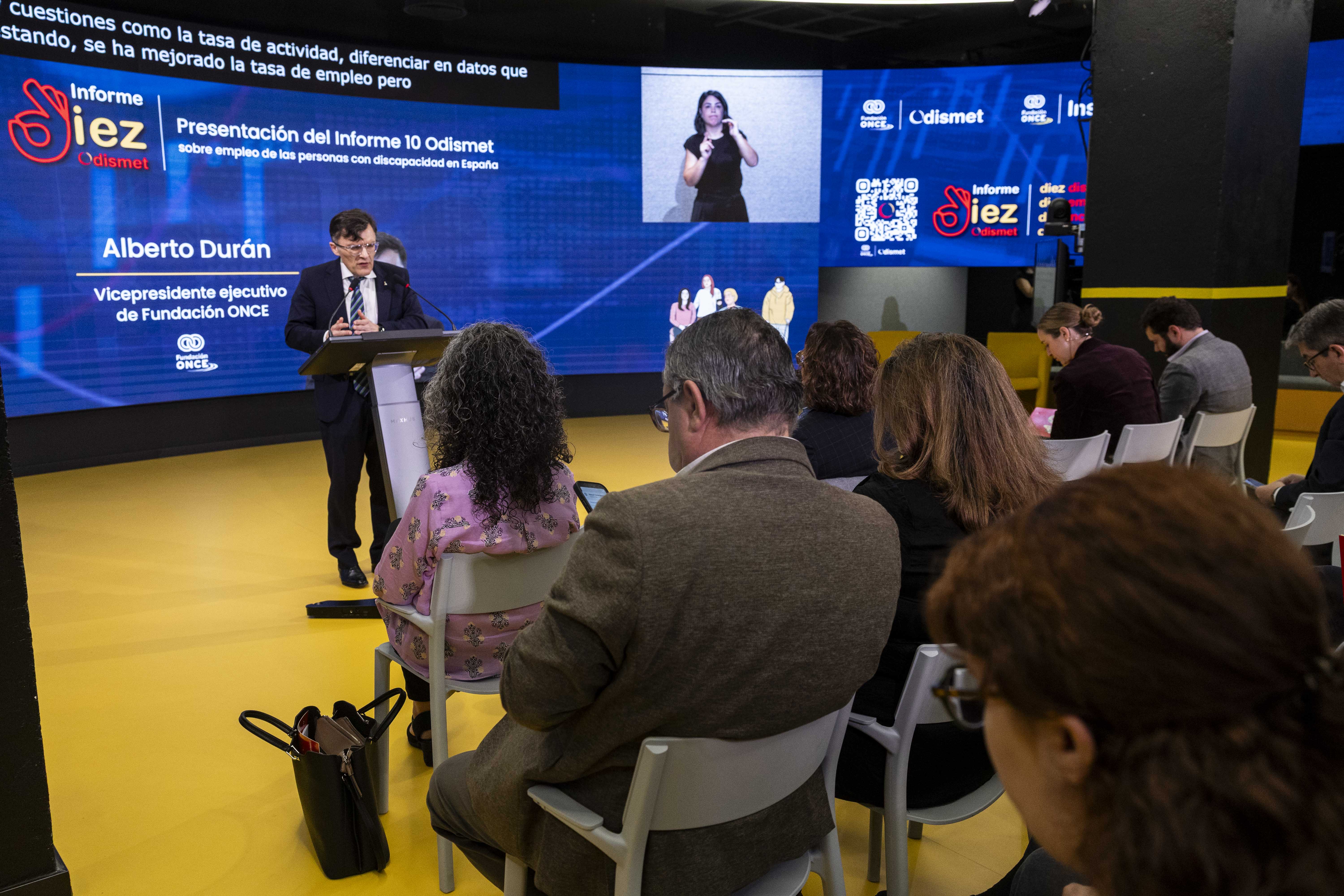 Otro de los momentos de la intervención de Durán Foto /Jorge Villa