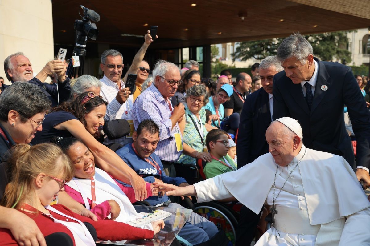 Encuentro del Papa Francisco con personas con discapacidad en Portugal | Fotos oficial de la JMJ