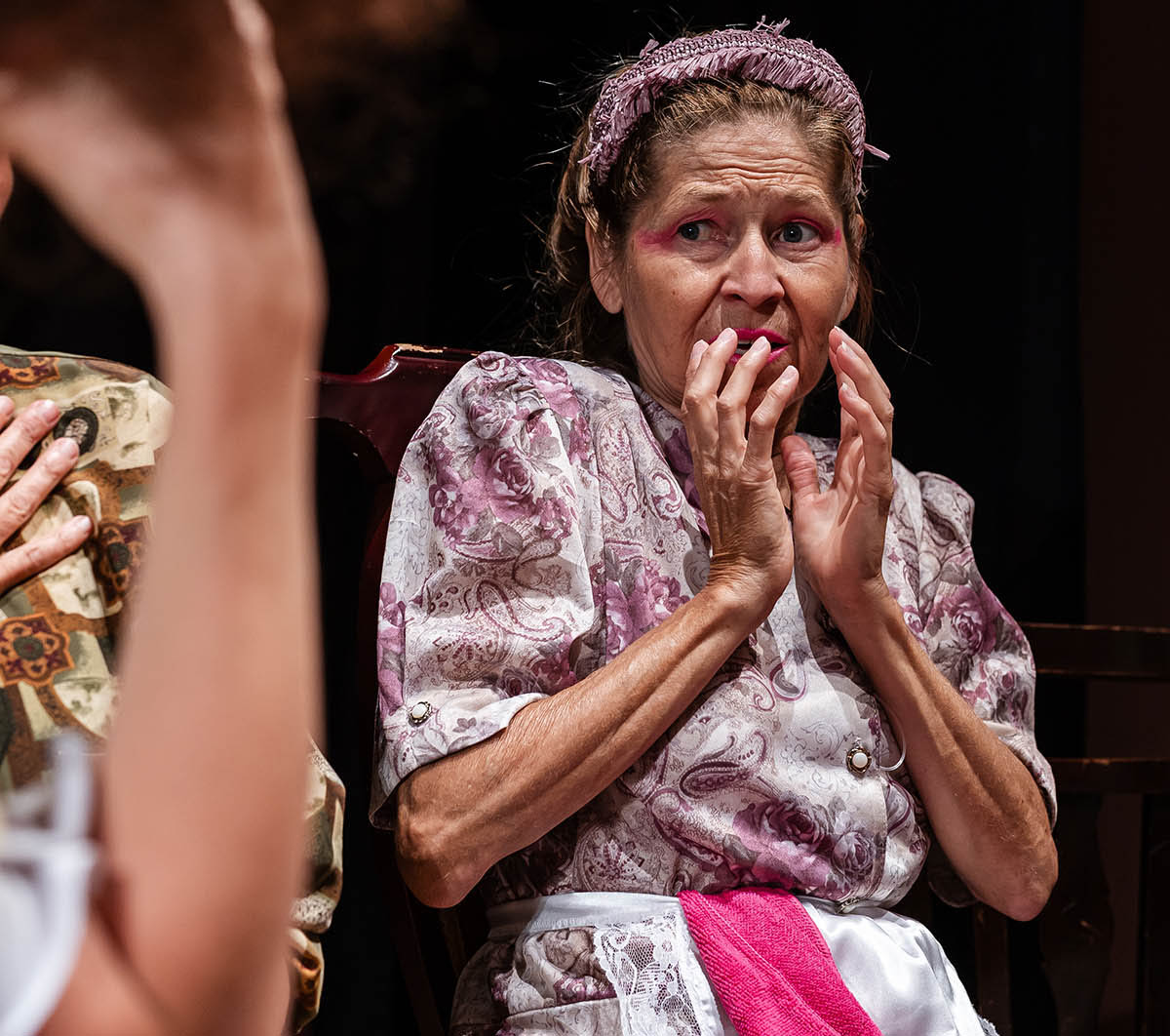 Lola Jiménez en un momento de la obra