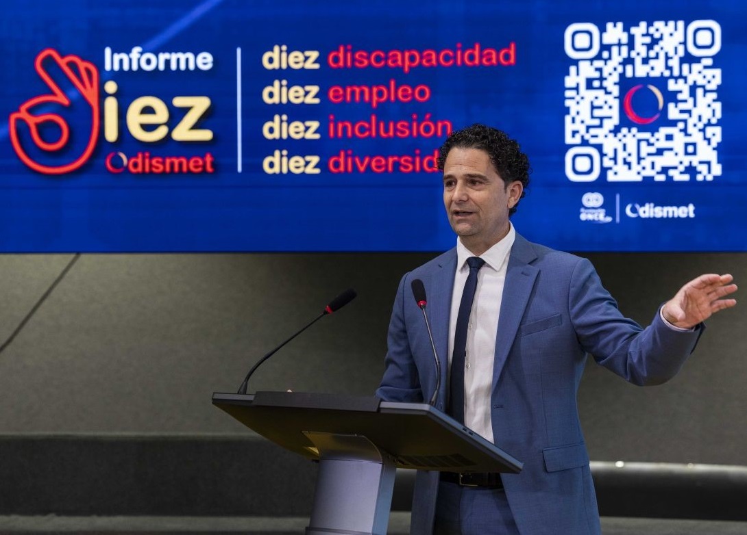 Quífez en un momento de su presentación del informe Odismet