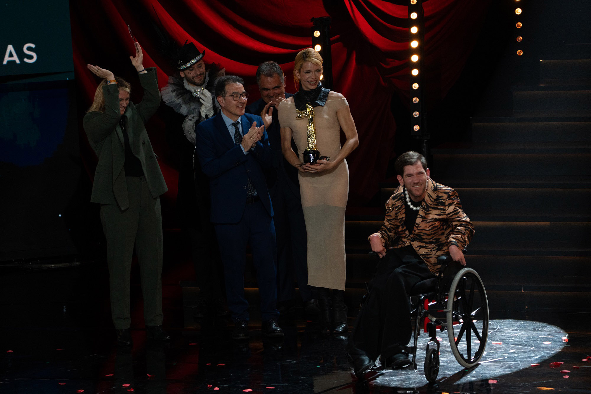 Momento de la entrega del Premio Talía