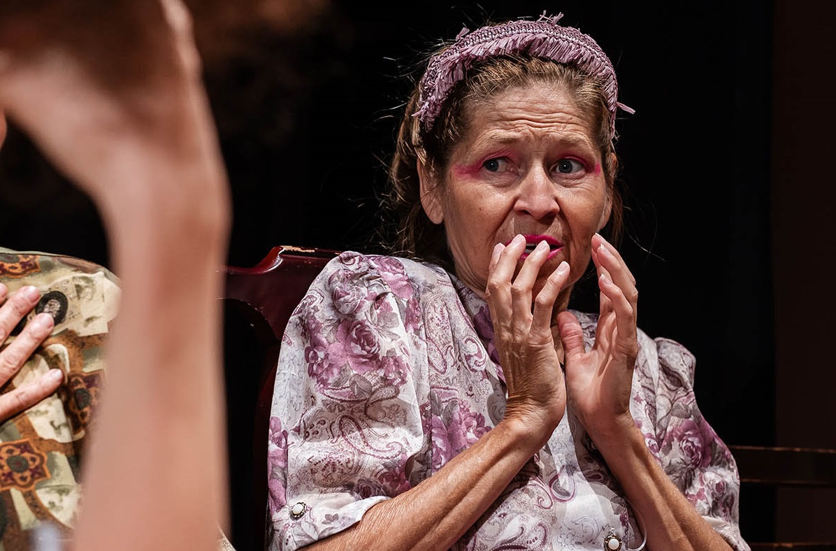 Lola Jiménez en un momento de la obra Lola Jiménez en un momento de la obra