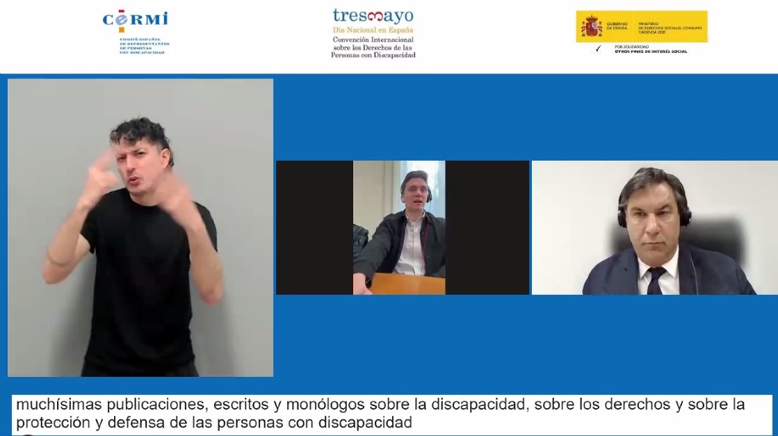 Gregorio Saravia, a la derecha, y Daniel, a la izquierda, durante su participación en el seminario Gregorio Saravia, a la derecha, y Daniel, a la izquierda, durante su participación en el seminario