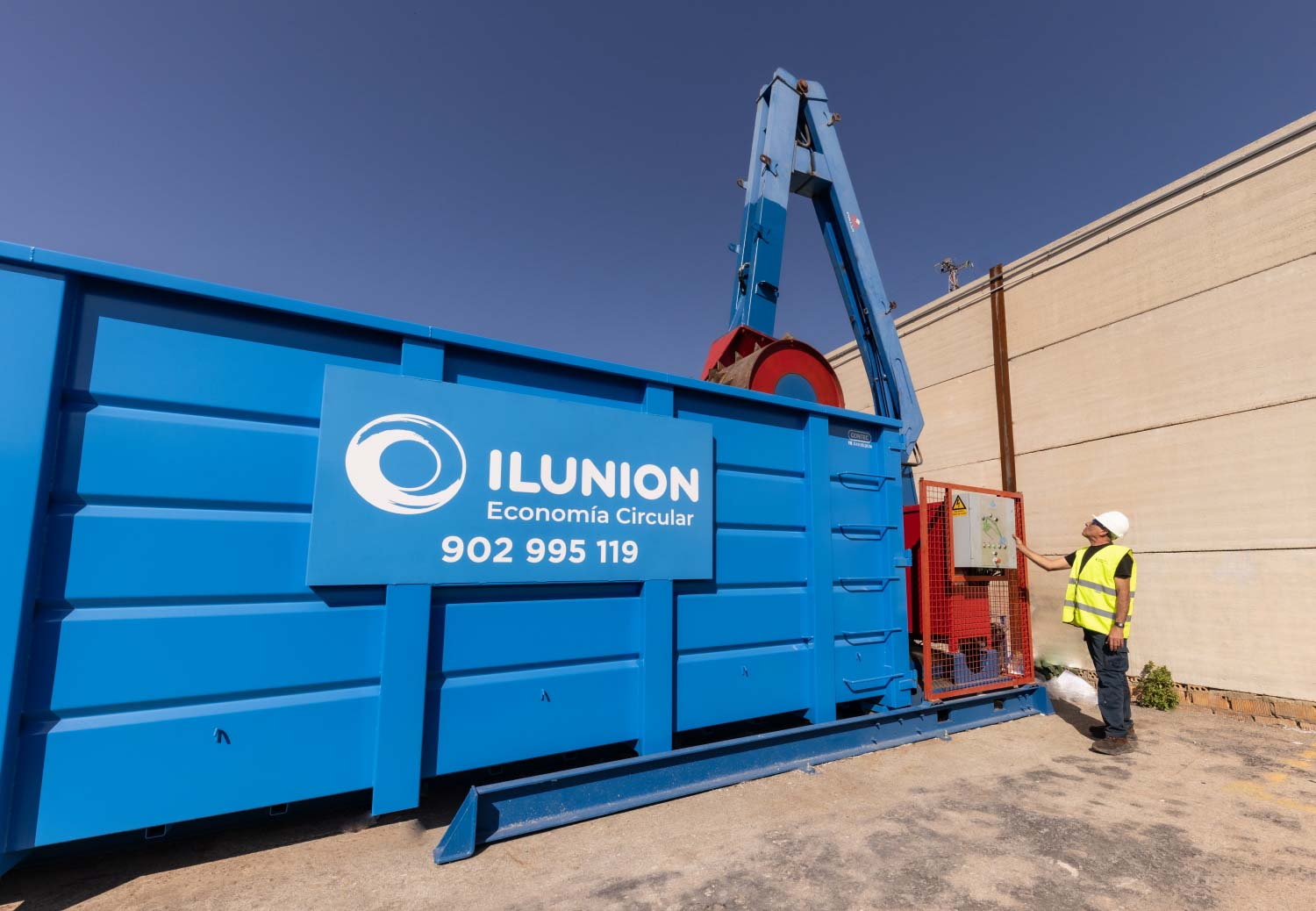 Contenedor de Ilunion Economía Circular