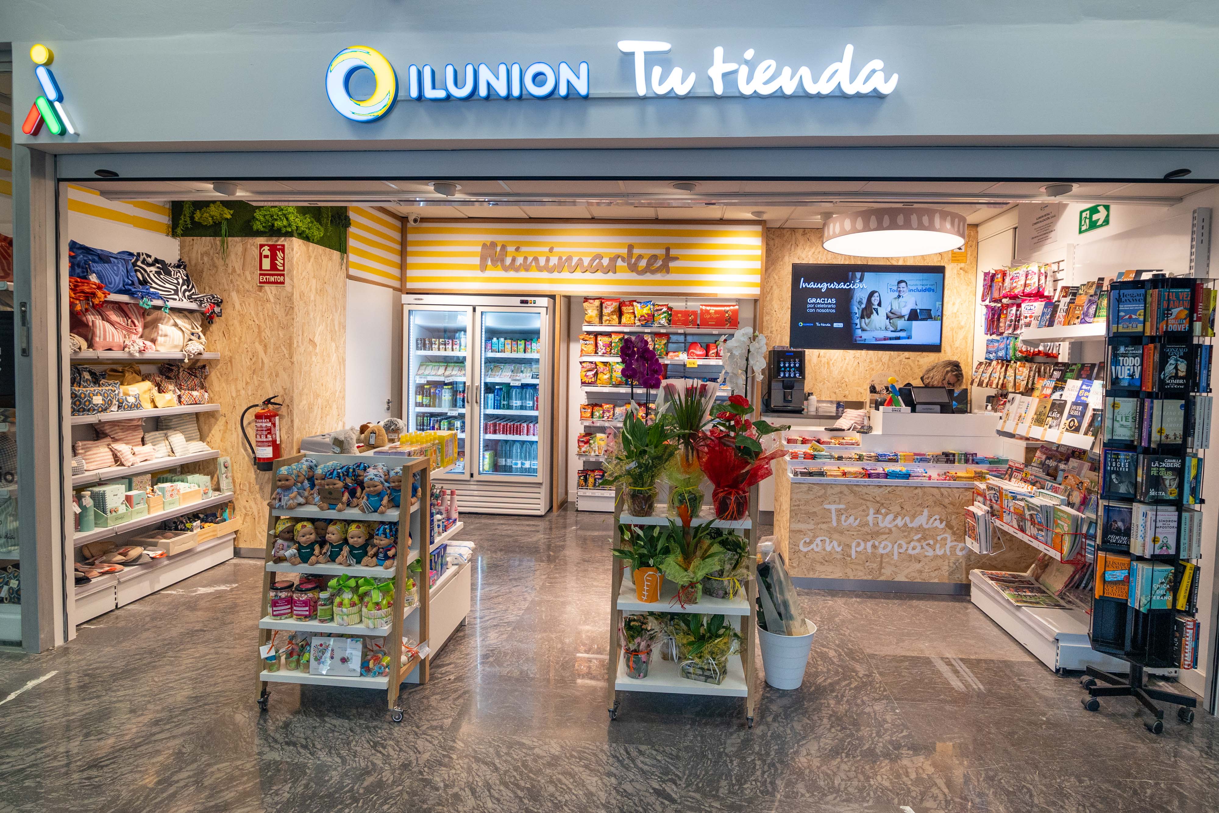 Imagen exterior de una de las tiendas de Ilunion