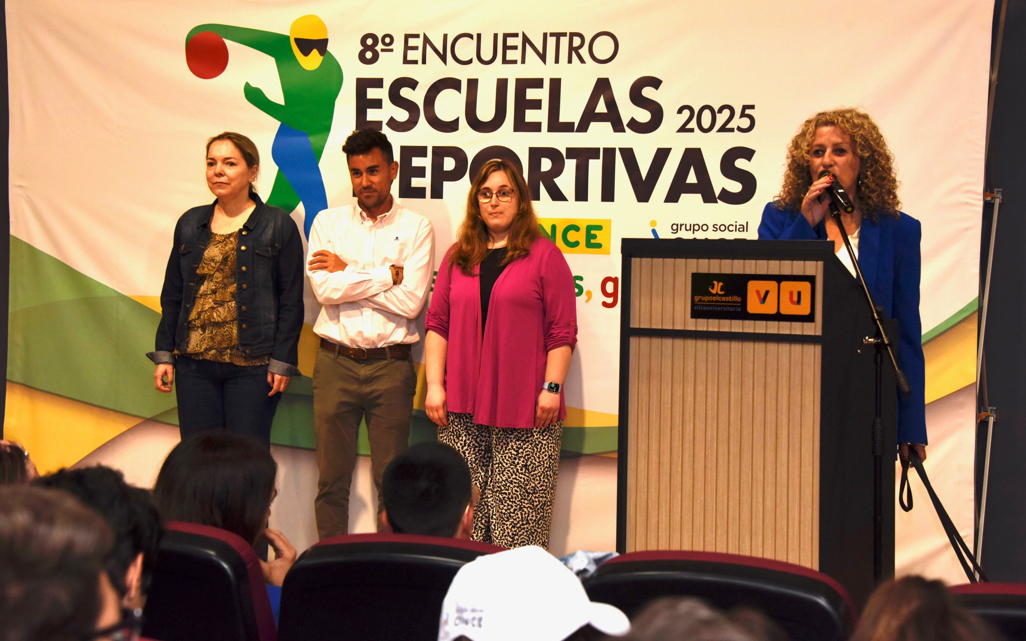 Momento de la inauguración de las jornadas de las VIII Escuela Deportiva de la ONCE