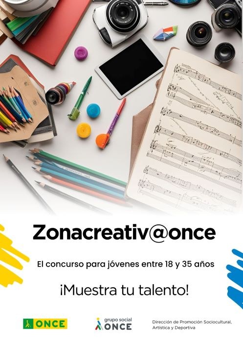 Cartel del Concurso 'zonacreativ@once2025'