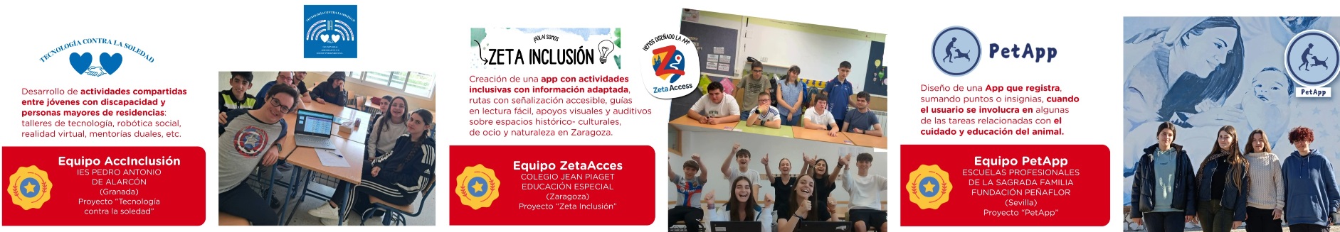 Los tres proyectos con menciones especiales