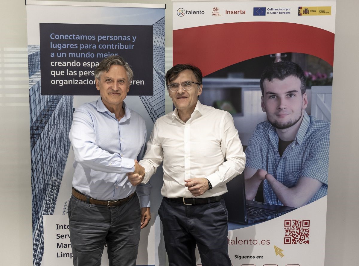 De izquierda a derecha, Javir Urbiola y Alberto Durán | Foto de Fundación ONCE De izquierda a derecha, Javir Urbiola y Alberto Durán | Foto de Fundación ONCE