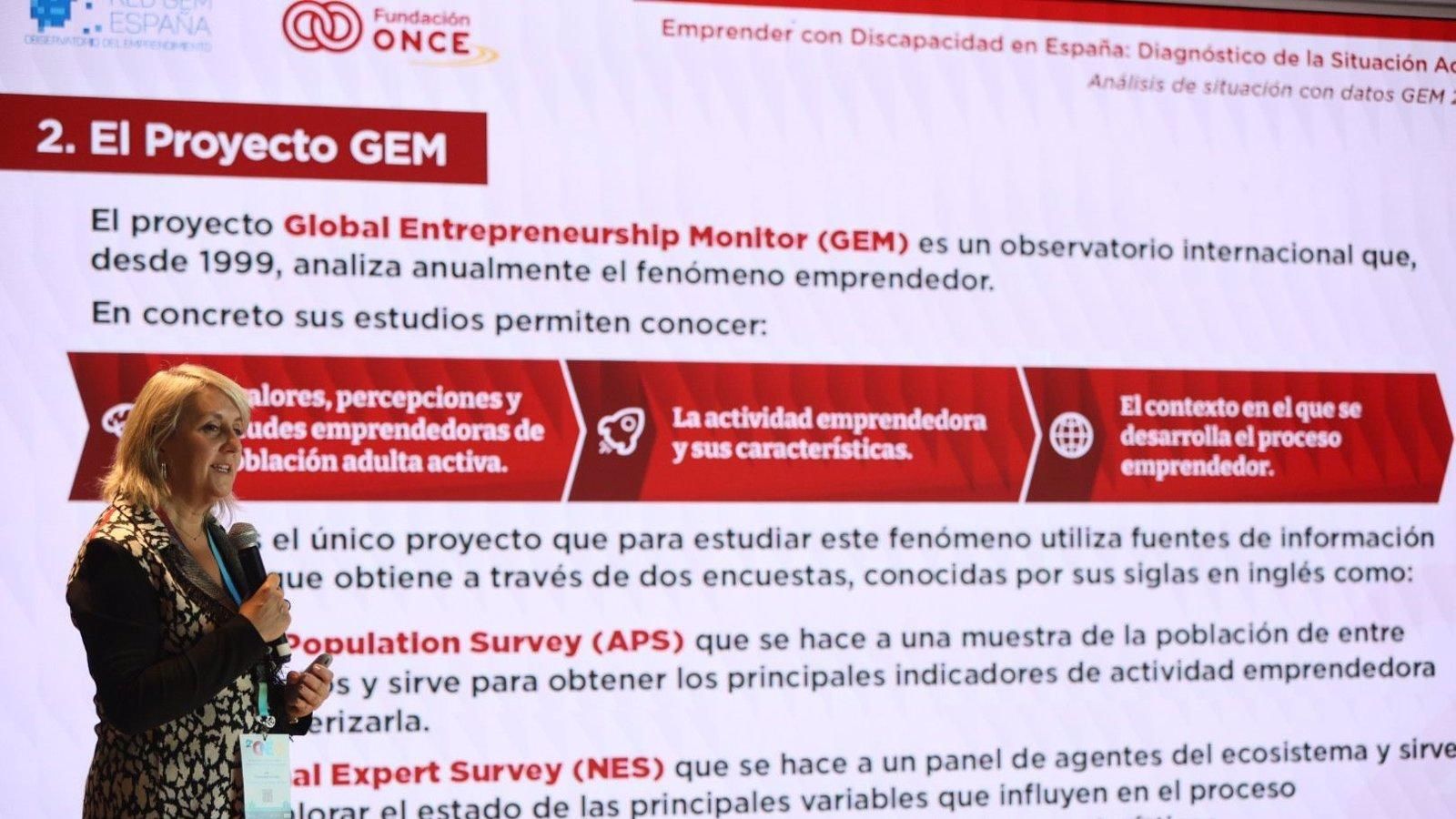 Presentación del Proyecto GEM en Fundación ONCE en noviembre de 2024 Presentación del Proyecto GEM en Fundación ONCE en noviembre de 2024