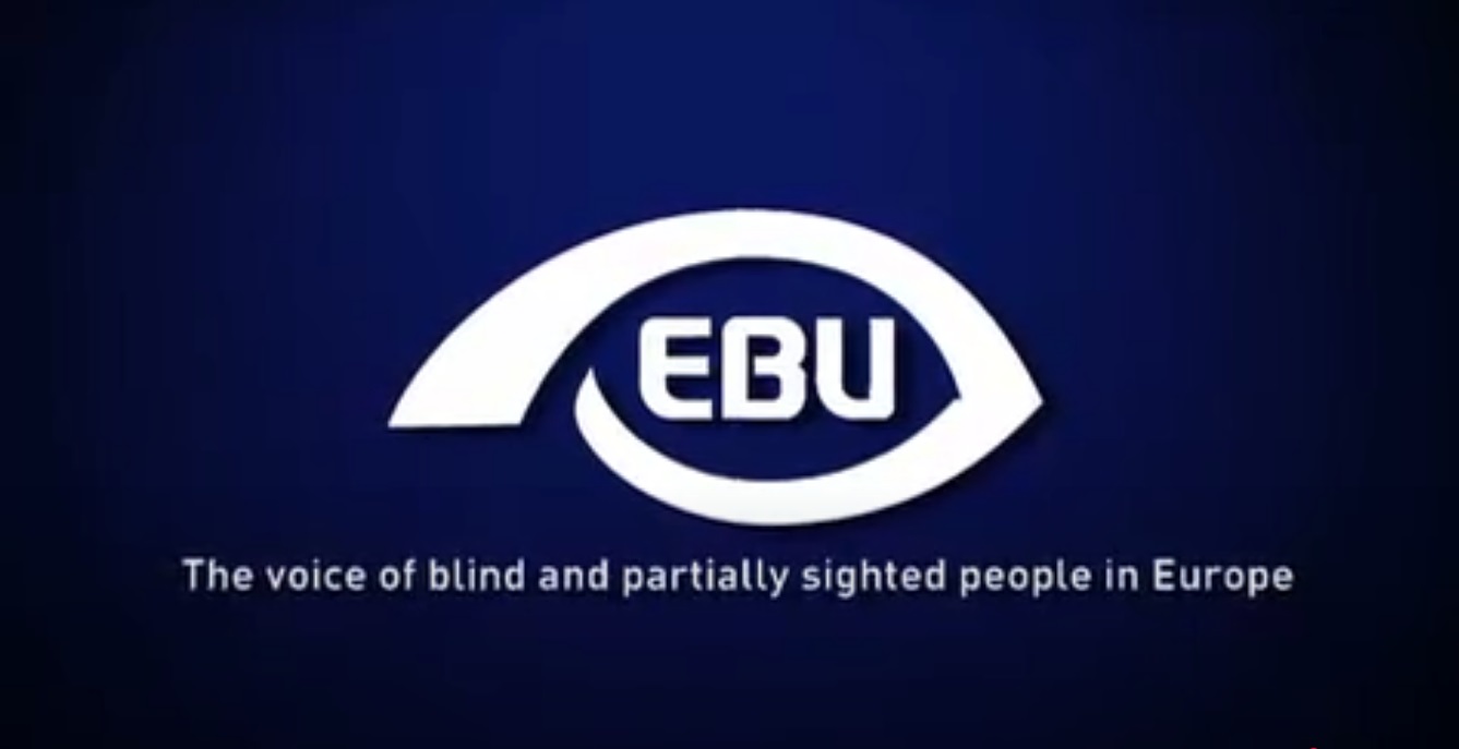 Logo de la EBU. Fotograma del vídeo divulgativo de la EBU Logo de la EBU. Fotograma del vídeo divulgativo de la EBU