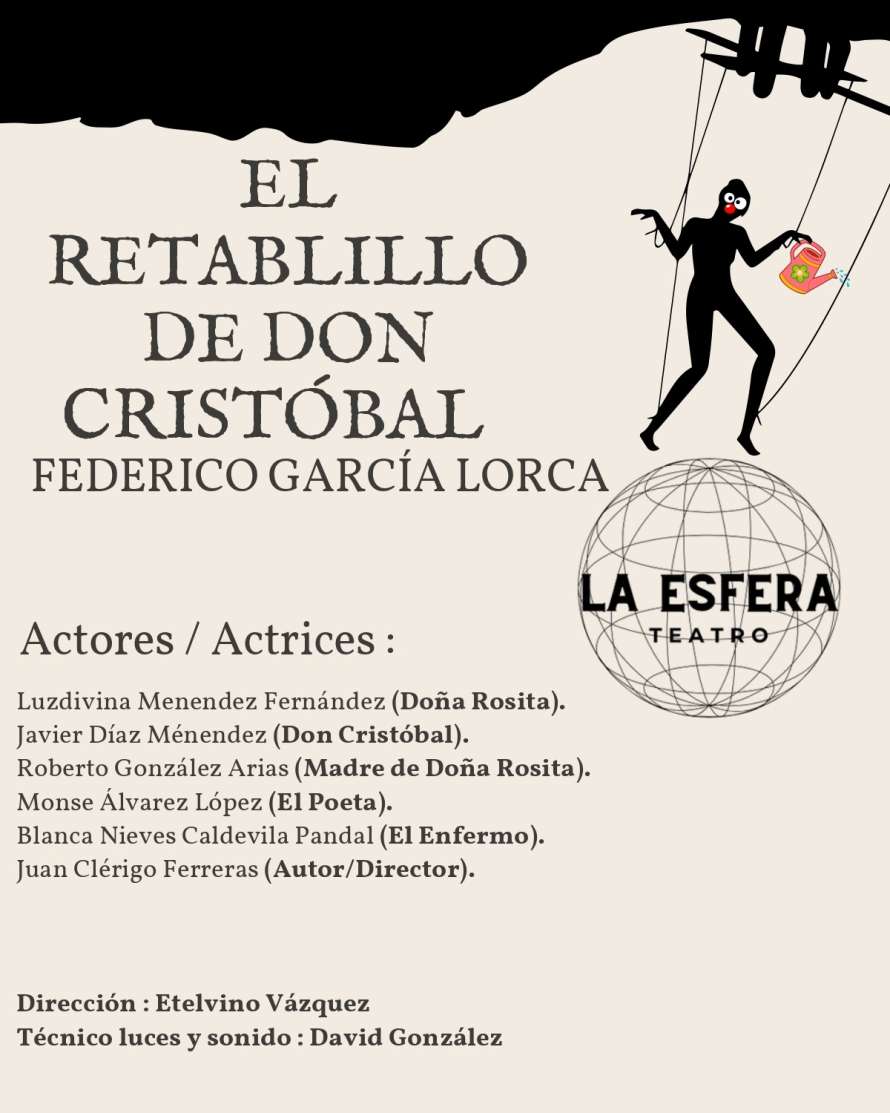 Cartel de "El retablillo de Don Cristóbal"
