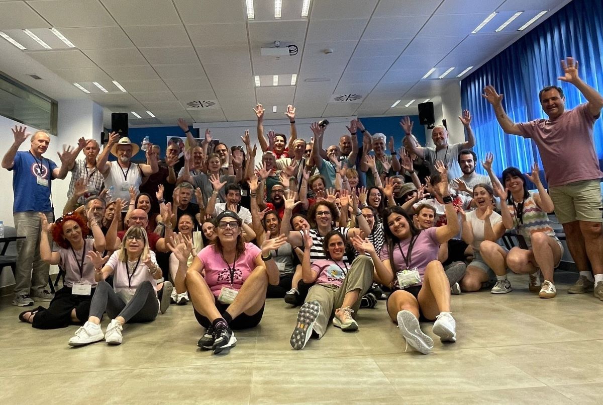 Grupo de los voluntarios reunidos en Madrid en las Jornadas Estatales