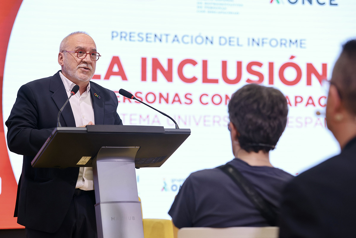 Juan Cruz durante su intervención
