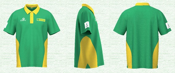 Diseño digital del polo de verano para vendedores y vendedoras