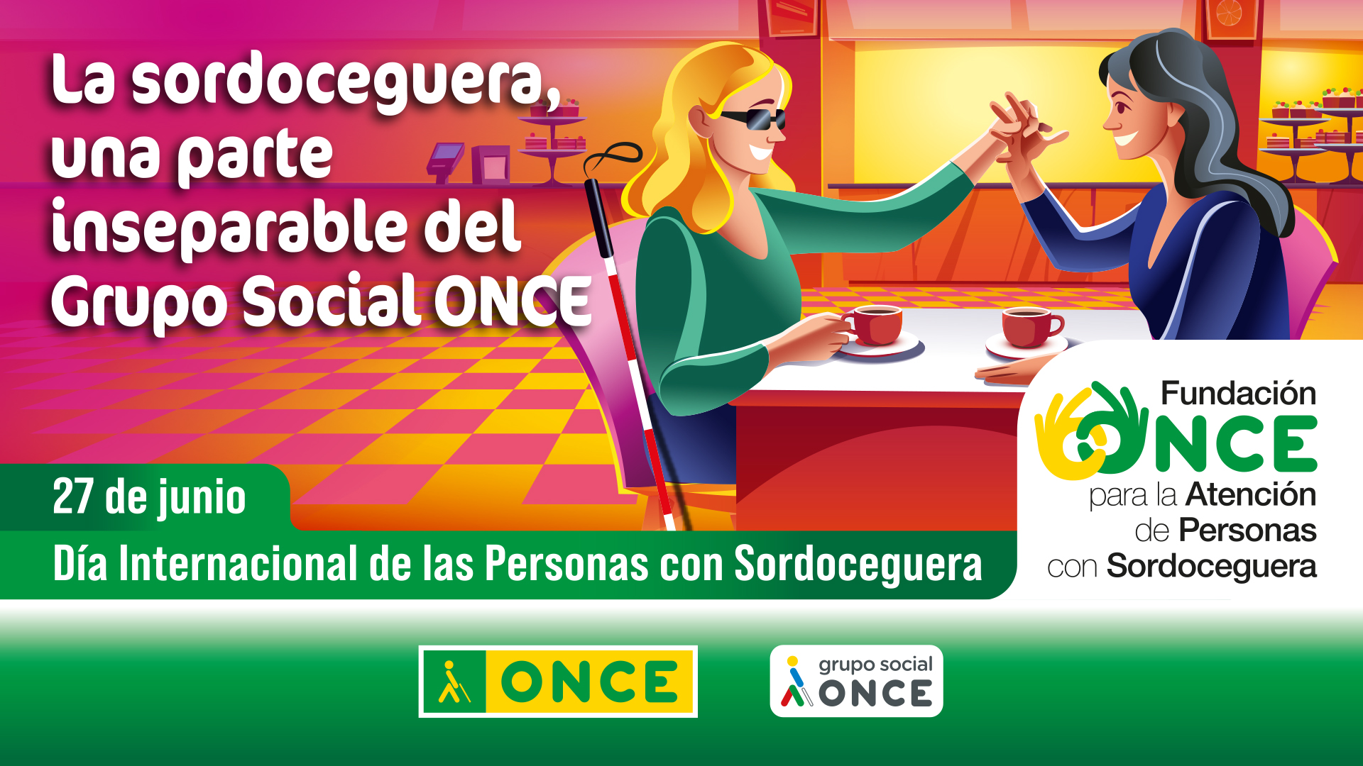 Cartel de los actos del Día Internacional de la Sordoceguera