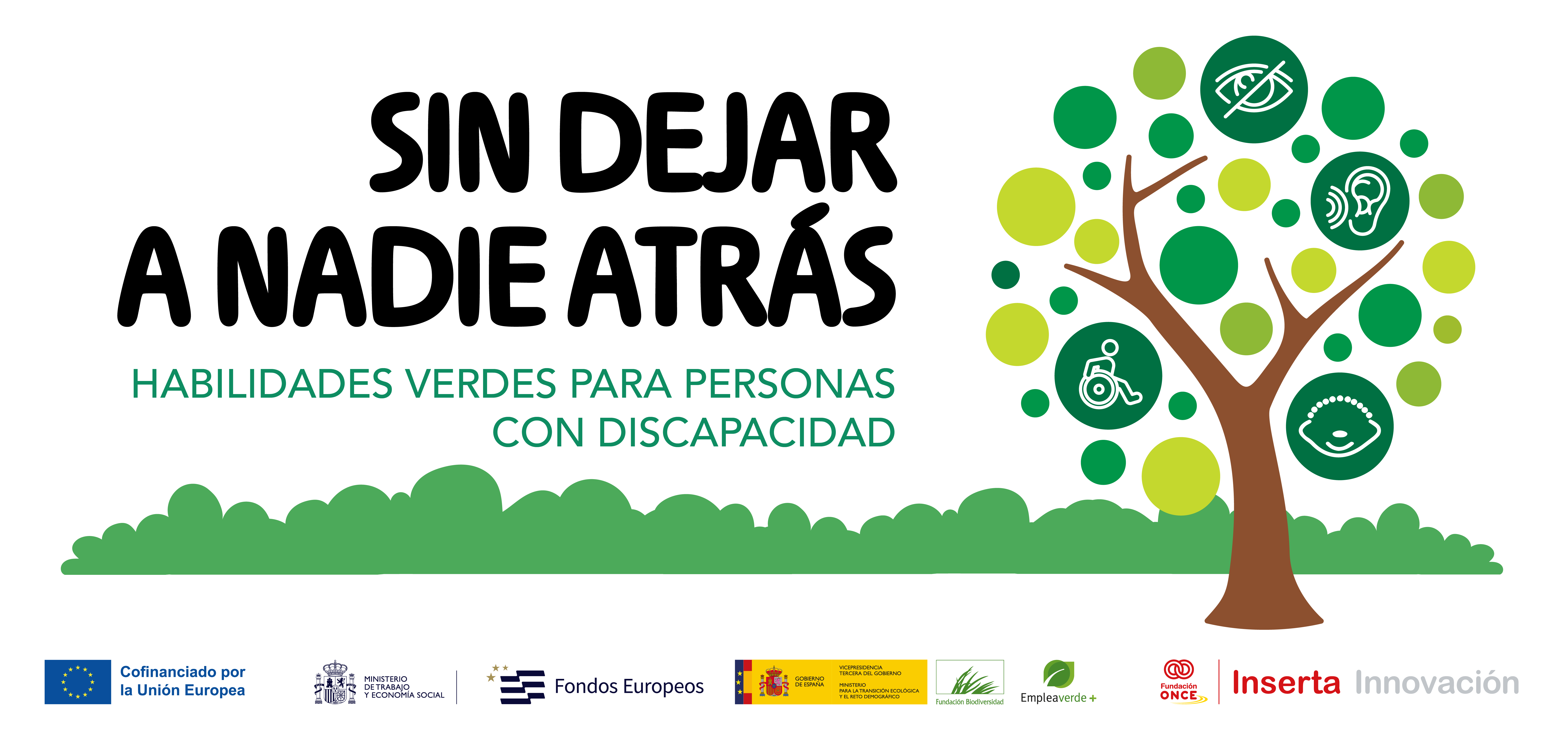 Imagen del cartel de la iniciativa emplea verde Imagen del cartel de la iniciativa emplea verde