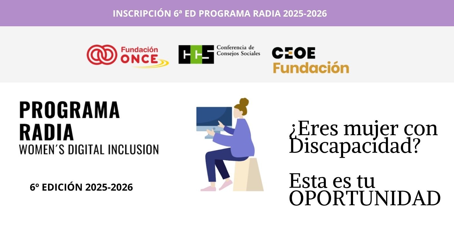 Diapositiva Cartel de la 6ª edición del Programa Radia Diapositiva Cartel de la 6ª edición del Programa Radia